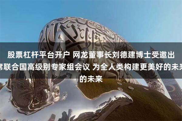 股票杠杆平台开户 网龙董事长刘德建博士受邀出席联合国高级别专家组会议 为全人类构建更美好的未来