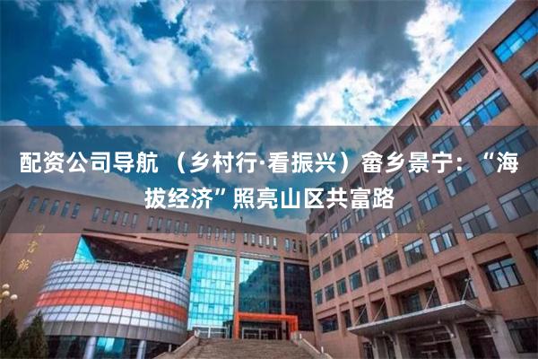 配资公司导航 （乡村行·看振兴）畲乡景宁：“海拔经济”照亮山区共富路